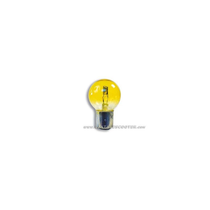 Ampoule De phare Jaune 6V 25/25W  3 ergots BA21D
