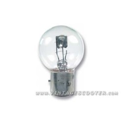 Ampoule de phare blanche 12V 45/40W 3 ergots BA21D