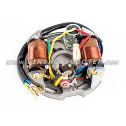 Stator complet Vespa 50 S 5 fils (Allumage bobine externe)