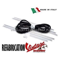 Baguettes de marchepied (jeu complet) Vespa ACMA 125 Type N 1958-61