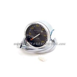 Compteur type origine Vespa 125 PX 1° série -1983 + Transmission & Engrenage - cerclage chromé