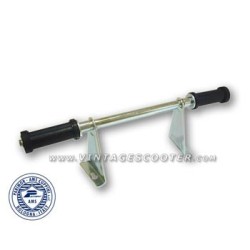 Repose pieds acier chromé Vespa type N / GT / Sprint / Rally / PX / LML