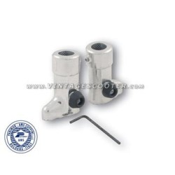 Embouts aluminium ( jeu ) de béquille centrale D,16mm ACMA / N / 150GS / Vespa 50 1°série