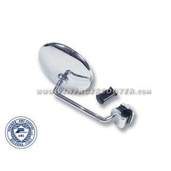 Rétroviseur Chromé Rond Vespa / Acma Fixation Tablier