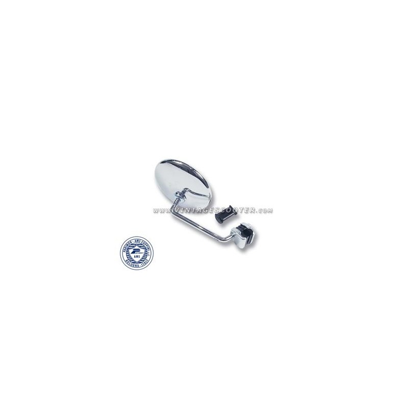 Rétroviseur Chromé Rond (Unitaire) Vespa Fixation Tablier