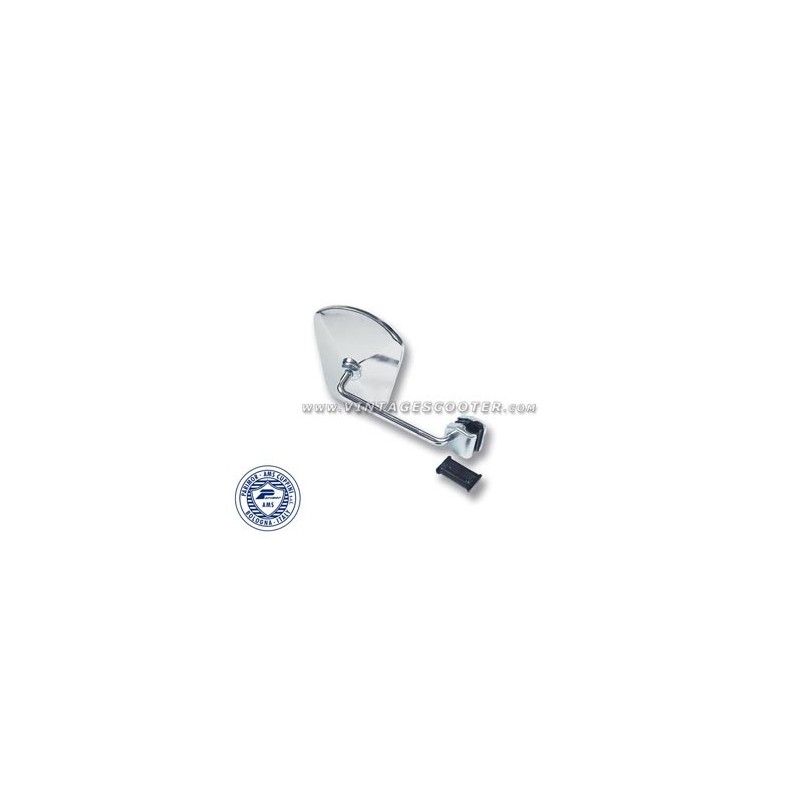 Rétroviseur Chromé Trapezo´dal (Unitaire) Vespa Fixation Tablier