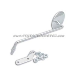 Rétroviseur gauche chromé Vespa / Acma fixation guidon