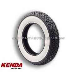 Pneu Kenda flanc blanc (profil S83) 3,00x10 Vespa 50 Spécial / 125 Primavera / ET3
