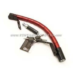 Antivol NOIR spécial Vespa fixation guidon/bec de selle
