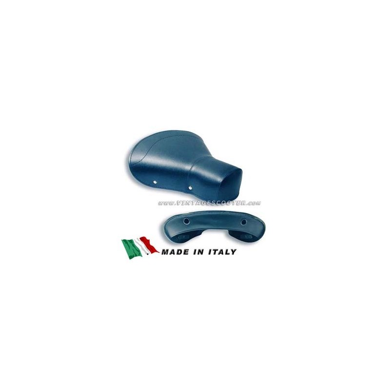 Garniture de selle Vespa 125/150 Bleu fonçé Entr'axe 180mm