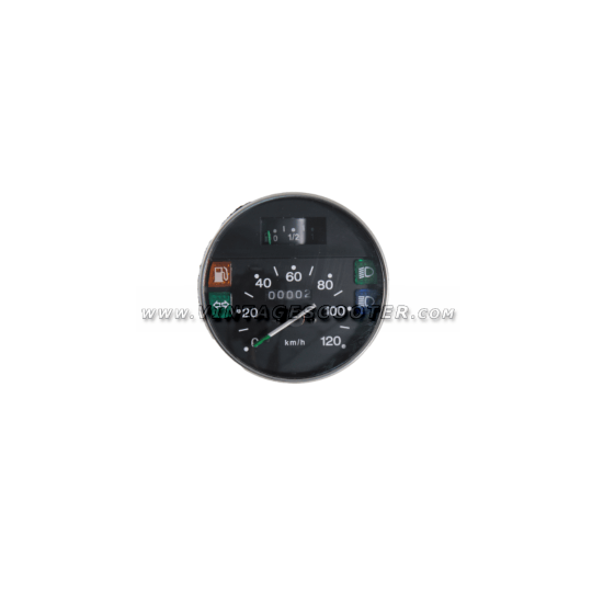 Compteur Vespa PX Arcobaleno 1984-1997 type origine 120 KM/H