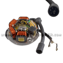 copy of Stator complet Vespa 50 S 5 fils (Allumage bobine externe)