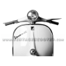 Barres De Contour De Tablier (Jeu) Chromées Vespa 160 Gs Fines