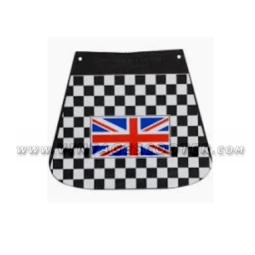 Bavette Arrière Vespa Damiers et drapeau anglais