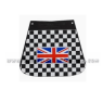 Bavette Arrière Vespa Damiers et drapeau anglais
