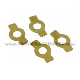 copy of Jeu de 4 ecrous borgnes tete 12 mm avec rondelles frein ACMA 1954-58 / 150 GL