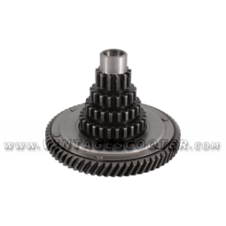 Pignon Elastique Vespa GT/GTR/PX/T5/TS/RALLY 65 DENTS 12-13-17-21