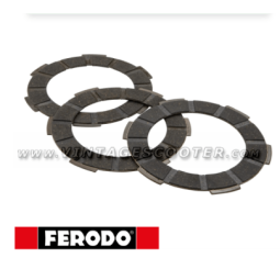 Disques embrayage garnis ( jeu)  Vespa 50 / 125 Primavera