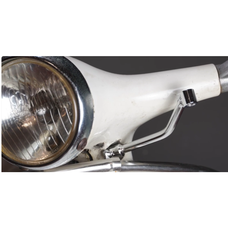 Support Chromé rétroviseur gauche Vespa Acma Type N /VNB 3-6T/VBA/VBB/VGLA-B/GS