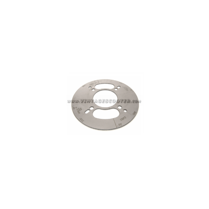 Disque gradué ACIER pour calage allumage Vespa Acma 1950-59