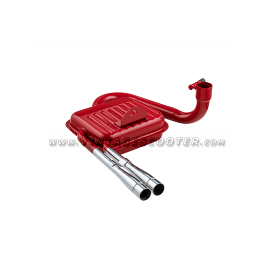 Exhaust KEN COBBING type  for Vespa Acma 125-150 Type N/VNA-B/VBA-B/GT/GTR/Sprint