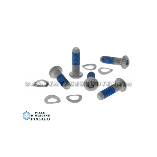 Kit 5 screws brake disc GRIMECA Vespa PX NT/MY/'98 and LML M6x20 mm