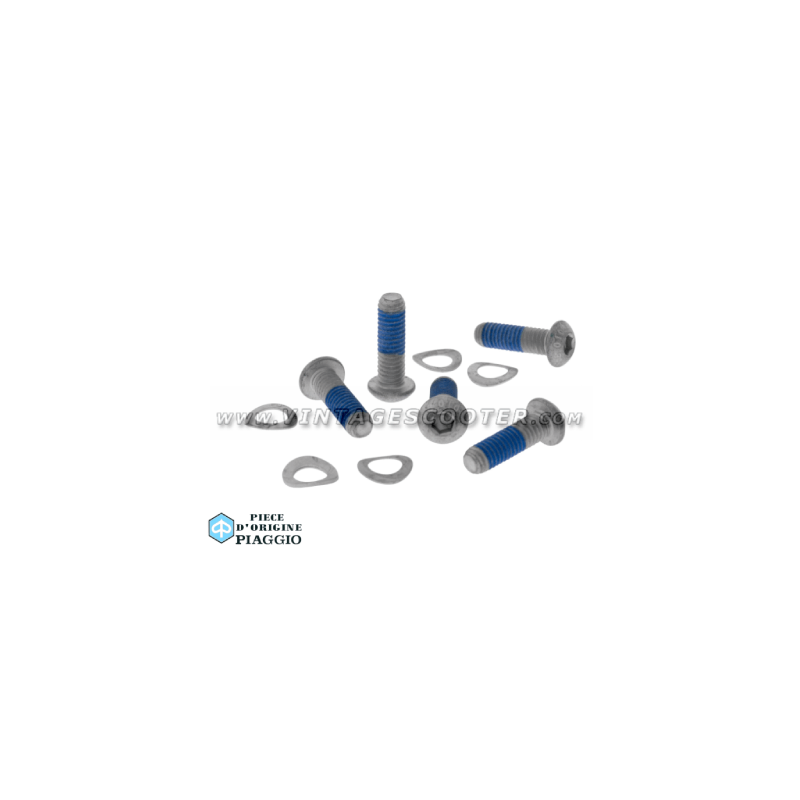 Kit 5 screws brake disc GRIMECA Vespa PX NT/MY/'98 and LML M6x20 mm