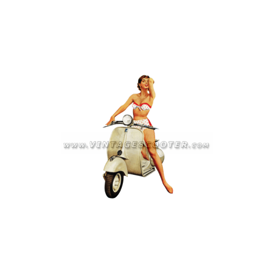 Pin-Up Vespa