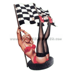 Pin-Up Drapeau