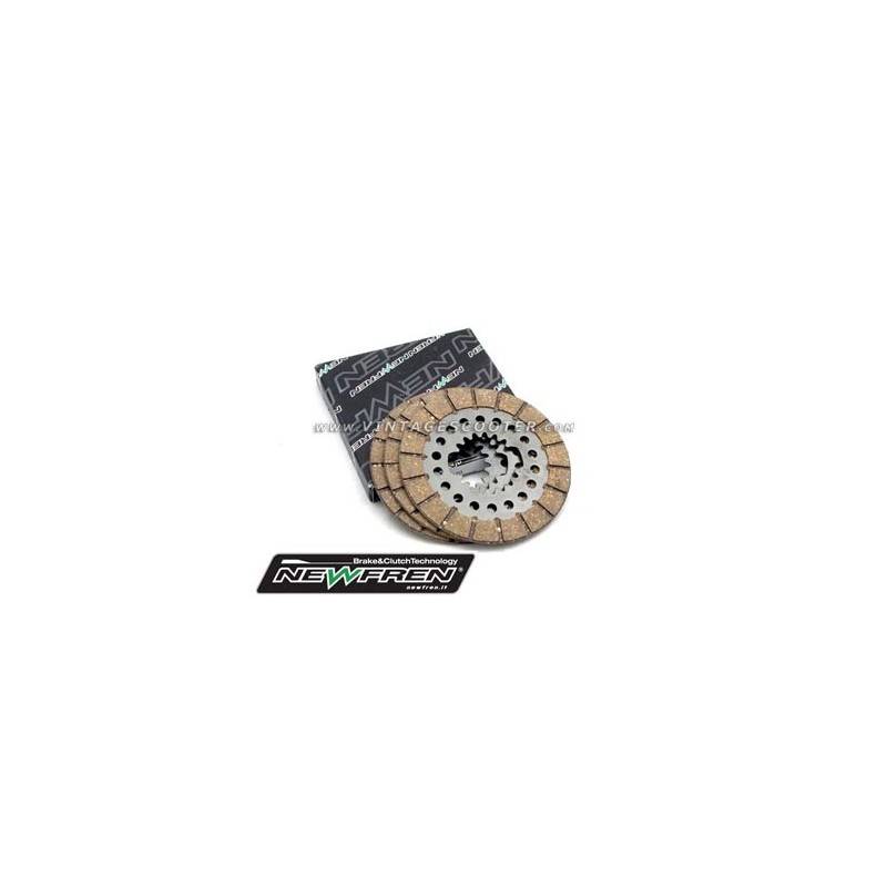Clutch Friction Plates x 3 Vespa 150 GS VS2-5 (-63168)