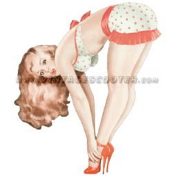 Pin-up maillot à pois