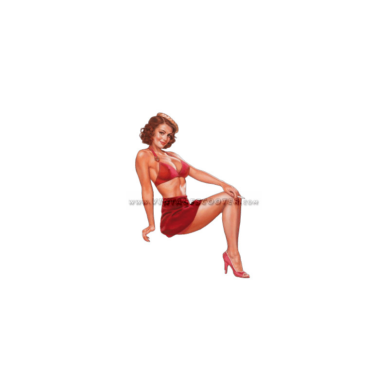 Pin-Up jupe rouge