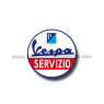 Sticker Vespa Servizio