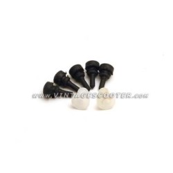 Silenblocs (kit) pour portière moteur + pivots éflon Vespa 50 1° série petite porte