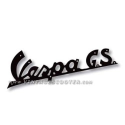 Emblême Vespa Gs 150 NOIR