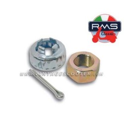 Kit écrou + couvercle + goupille roue avant Vespa PX Arco / T5/ PK